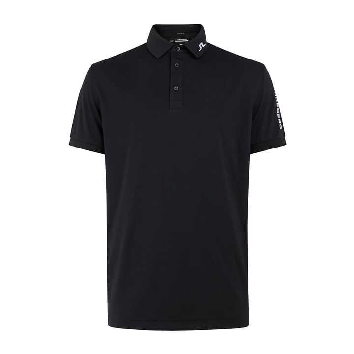 Tour Tech Reg Fit Golf Polo Svart J.Lindeberg