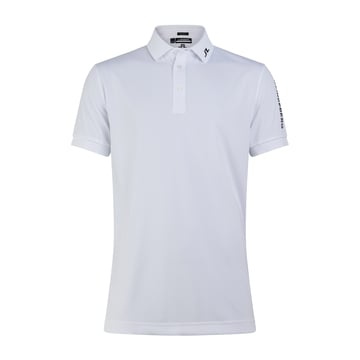 Tour Tech Reg Fit Golf Polo Vit J.Lindeberg