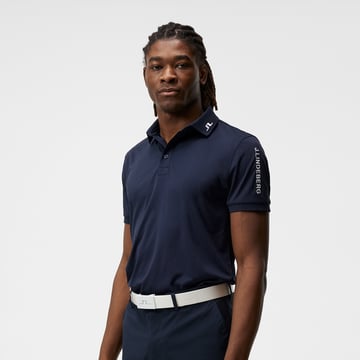 Tour Tech Reg Fit Golf Polo Blå J.Lindeberg