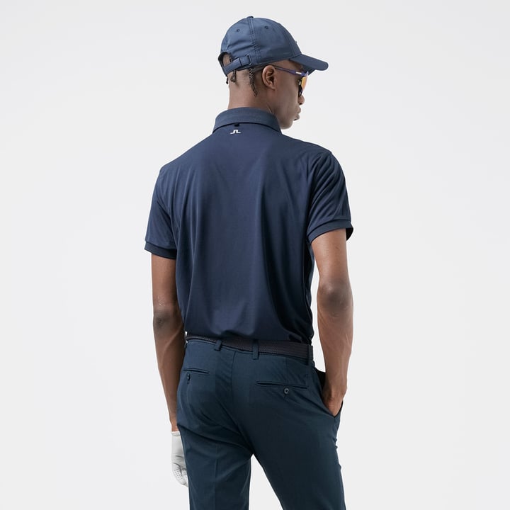 Tour Tech Reg Fit Golf Polo Blå J.Lindeberg