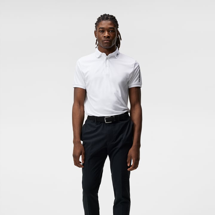 Tour Tech Reg Fit Golf Polo Hvid J.Lindeberg Tour Tech Reg Fit Golf Polo Hvid J.Lindeberg
