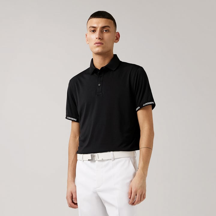 Guy Regular Tour Polo Schwarz J.Lindeberg