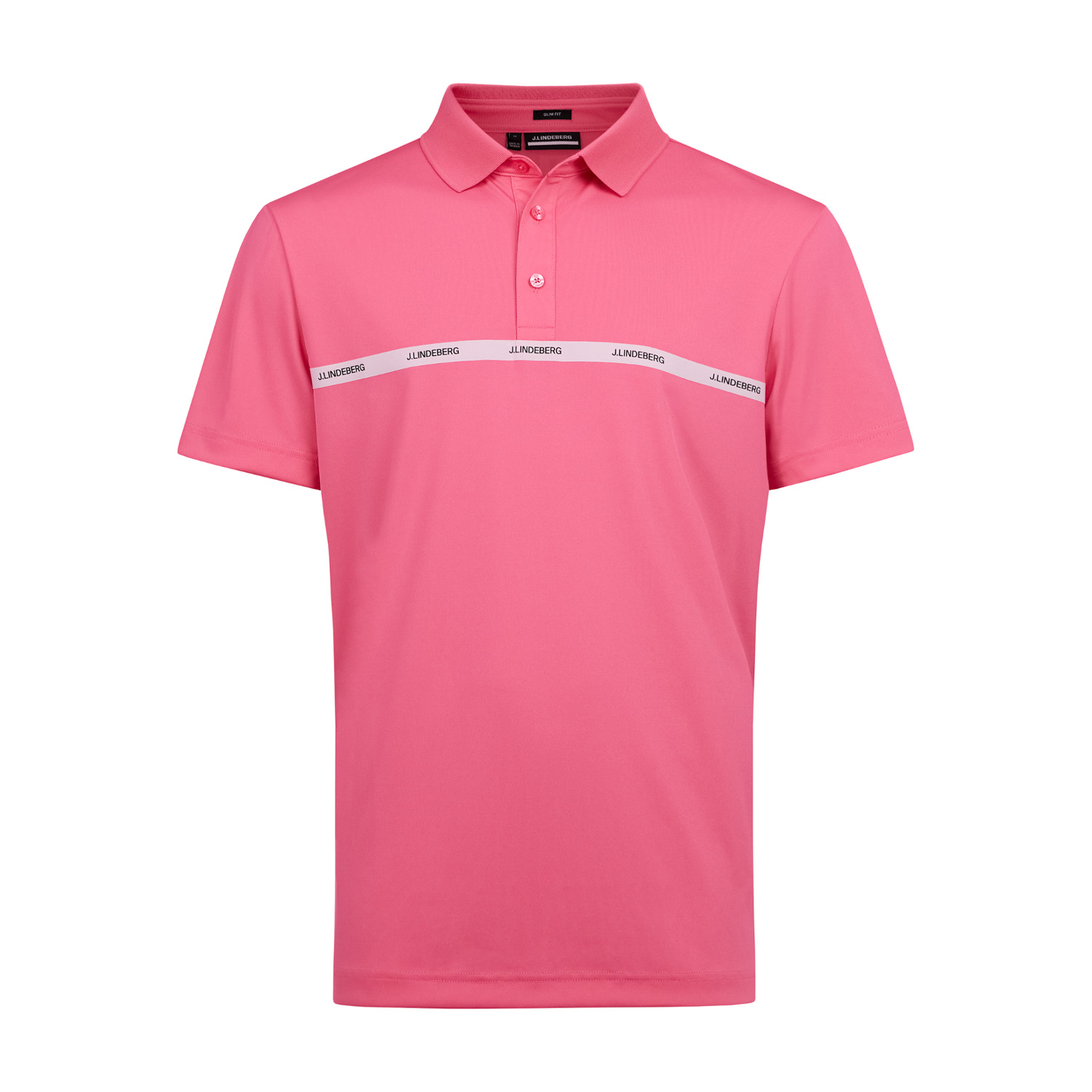 Chad Slim Fit Polo Tour Pink - J.Lindeberg