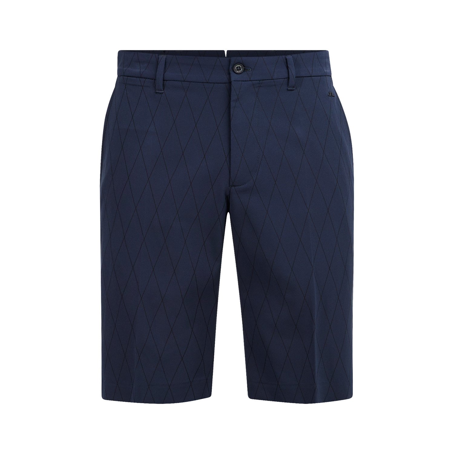 Active Argyle Golf Shorts Blau