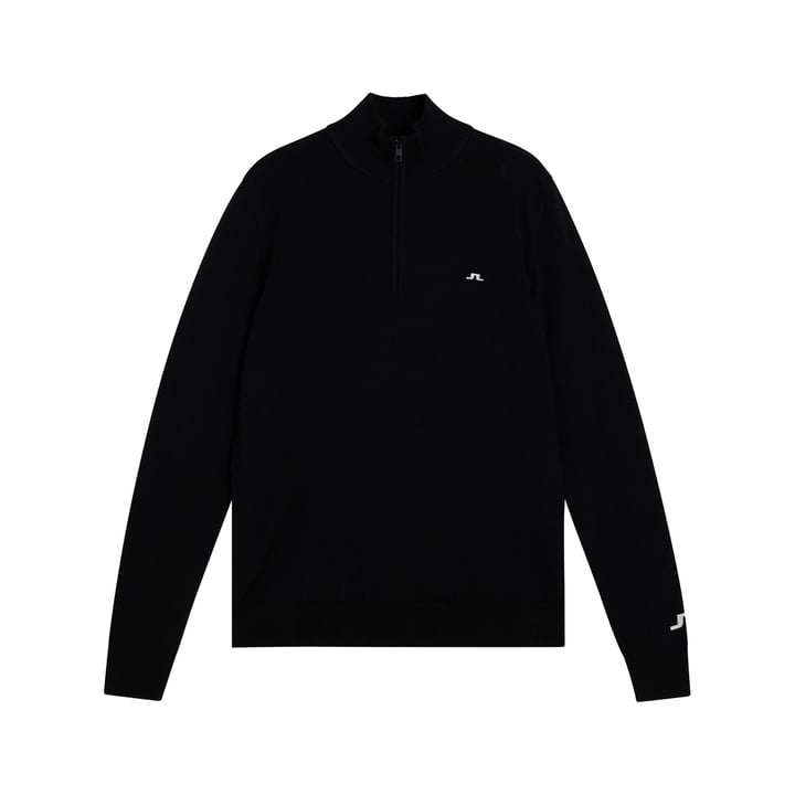 Kian Zipped Golf Sweater Svart J.Lindeberg