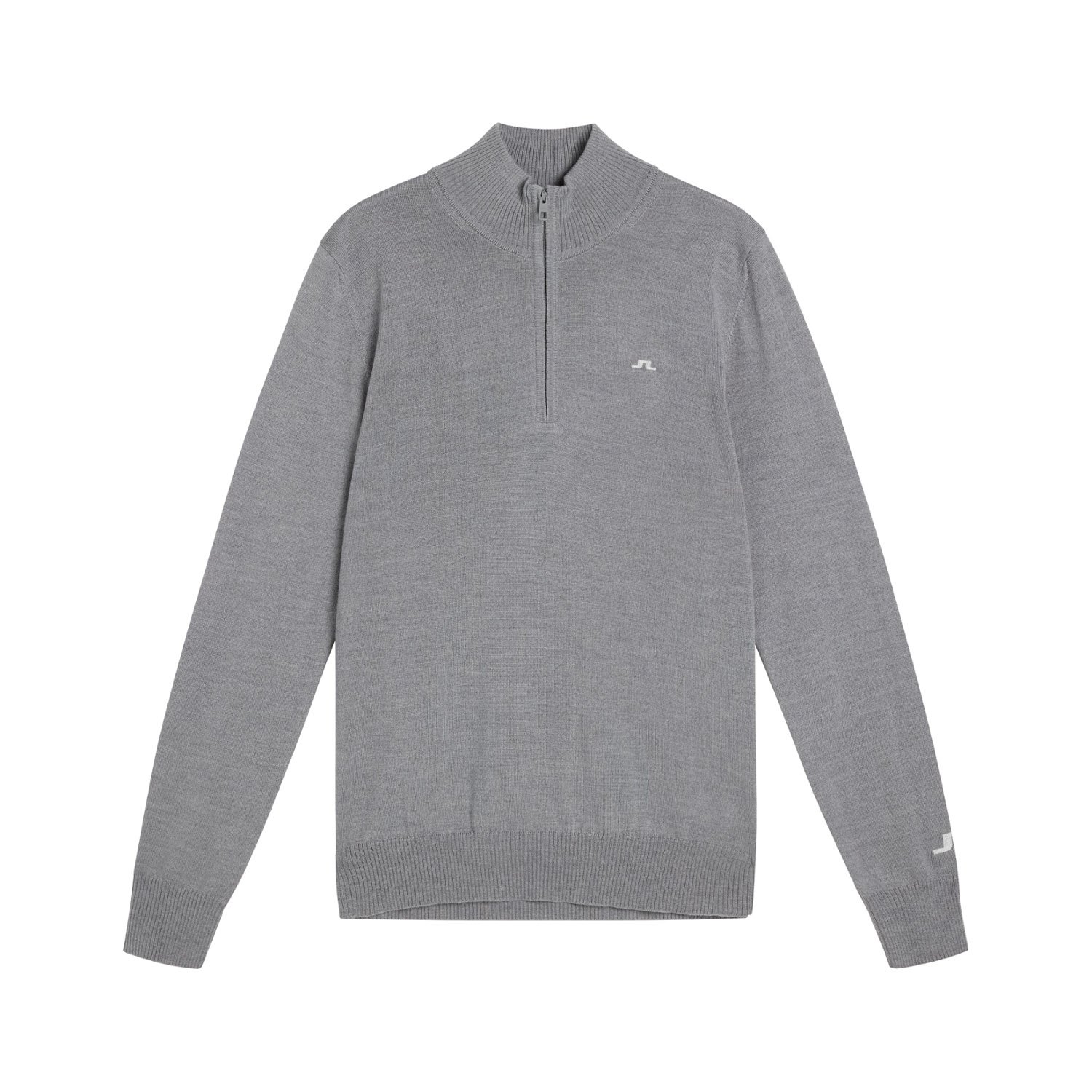 Kian Zipped Golf Sweater Gray