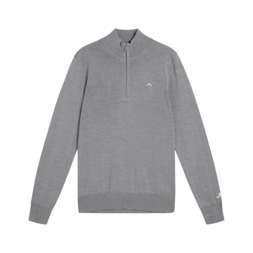 Kian Zipped Golf Sweater Grå J.Lindeberg