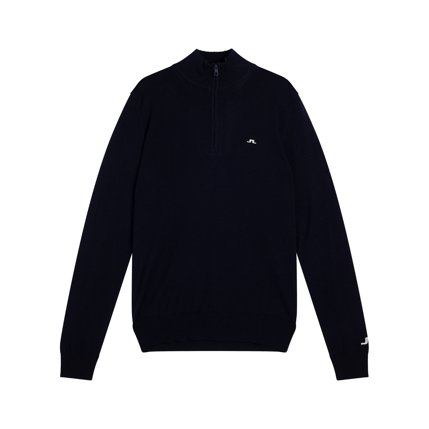 Kian Zipped Golf Sweater Blue