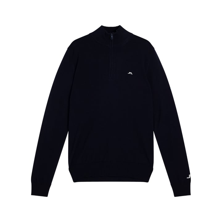 Kian Zipped Golf Sweater Blue J.Lindeberg Kian Zipped Golf Sweater Blue J.Lindeberg