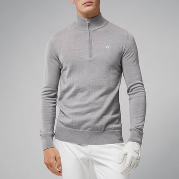 Kian Zipped Golf Sweater Grå J.Lindeberg