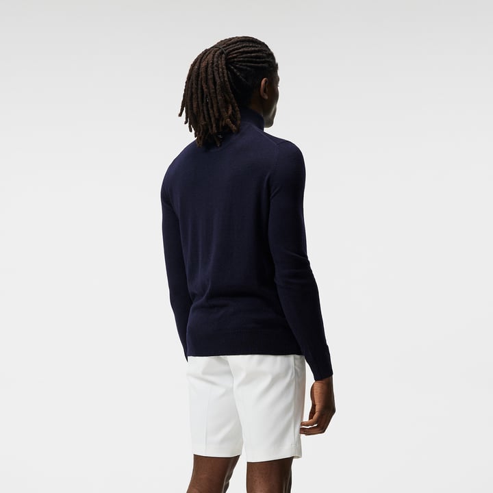 Kian Zipped Golf Sweater Blue J.Lindeberg Kian Zipped Golf Sweater Blue J.Lindeberg