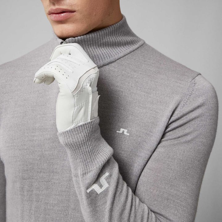 Kian Zipped Golf Sweater Grå J.Lindeberg