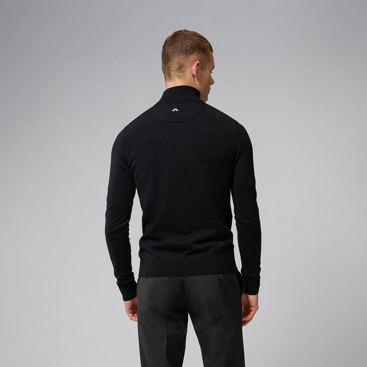 Kian Zipped Golf Sweater Sort J.Lindeberg