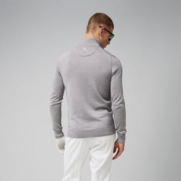 Kian Zipped Golf Sweater Grå J.Lindeberg