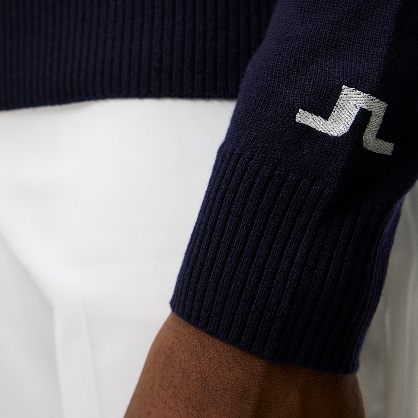 Kian Zipped Golf Sweater Blau J.Lindeberg Kian Zipped Golf Sweater Blau J.Lindeberg