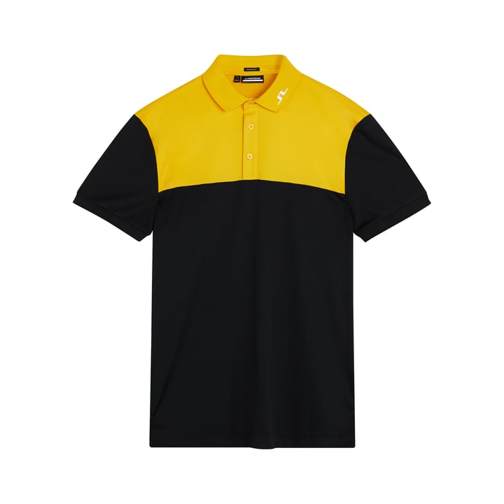 Jeff Reg Fit Polo Schwarz J.Lindeberg