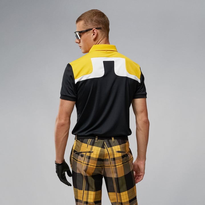Jeff Reg Fit Polo Schwarz J.Lindeberg