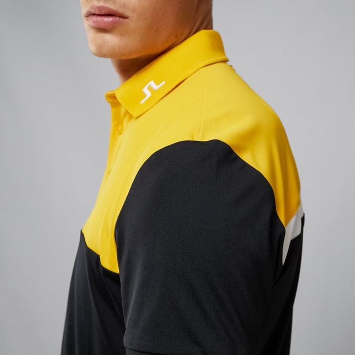 Jeff Reg Fit Polo Schwarz J.Lindeberg