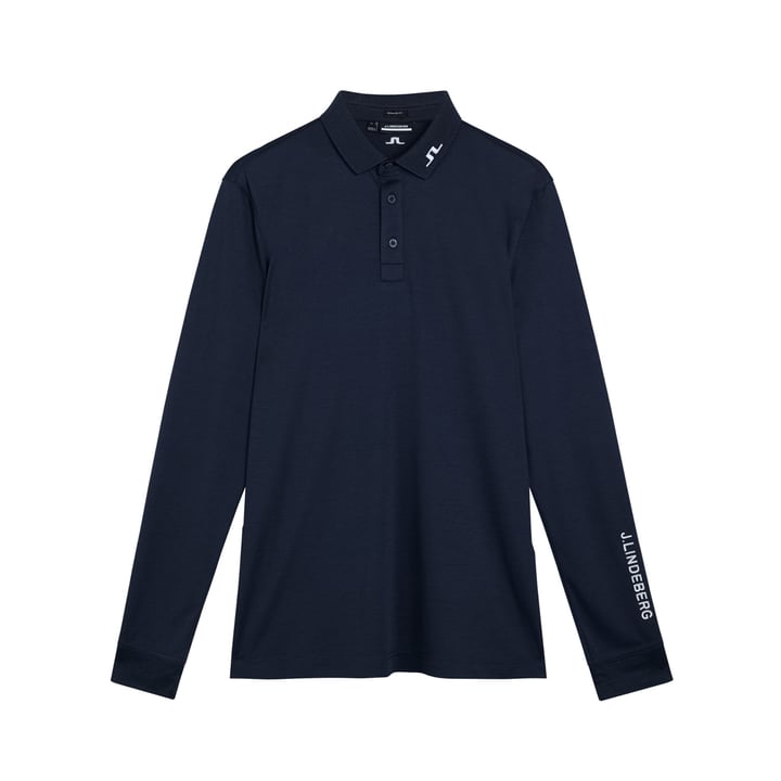 M Tour Tech Long Sleeve Blå J.Lindeberg