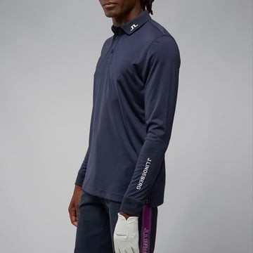 M Tour Tech Long Sleeve Blå J.Lindeberg
