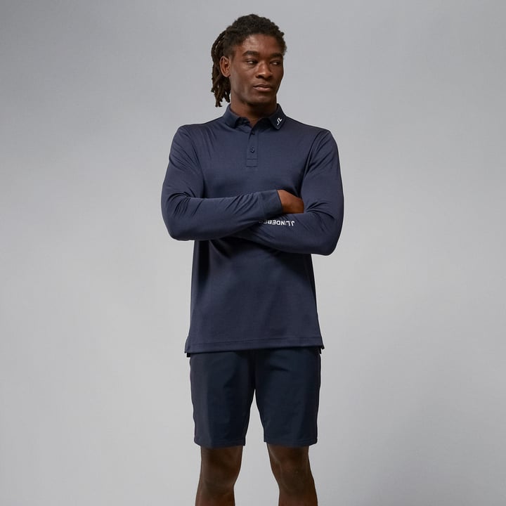 M Tour Tech Long Sleeve Blå J.Lindeberg