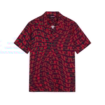 Resort Reg Fit Shirt Rot J.Lindeberg