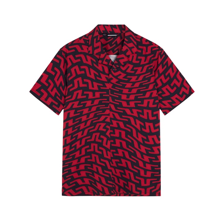 Resort Reg Fit Shirt Rot J.Lindeberg