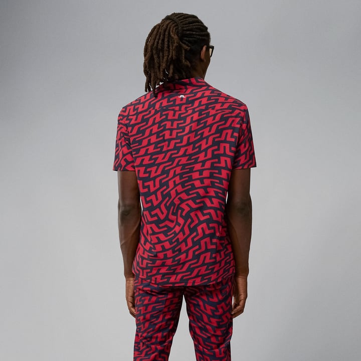 Resort Reg Fit Shirt Rot J.Lindeberg