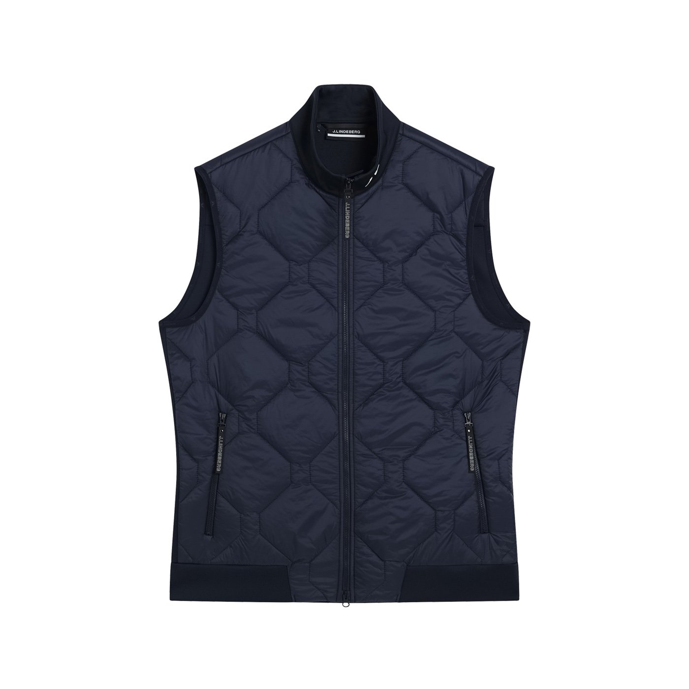 Quilt Hybrid Vest Blå