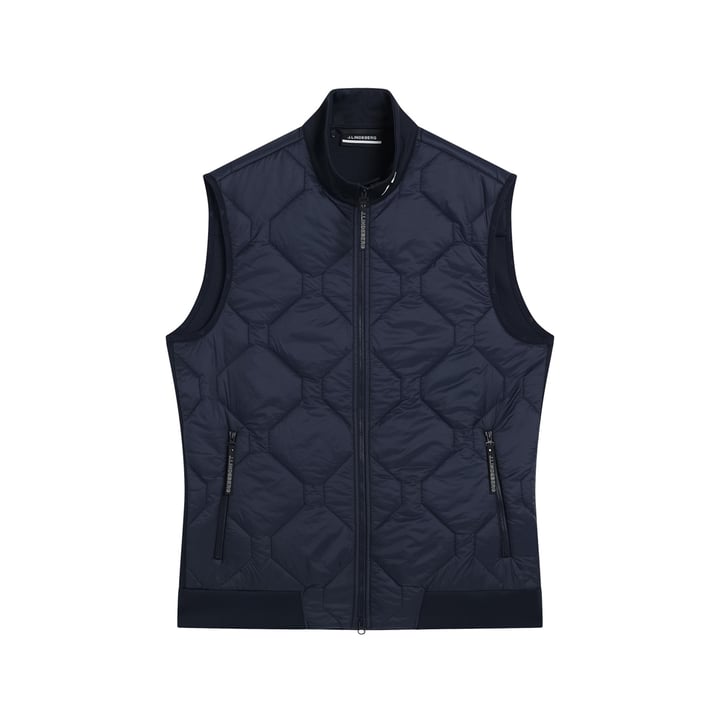 Quilt Hybrid Vest Blå J.Lindeberg