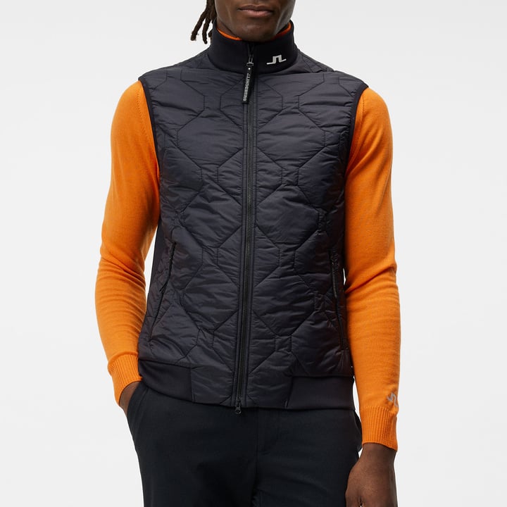 Quilt Hybrid Vest Sort J.Lindeberg