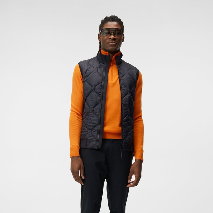 Quilt Hybrid Vest Sort J.Lindeberg