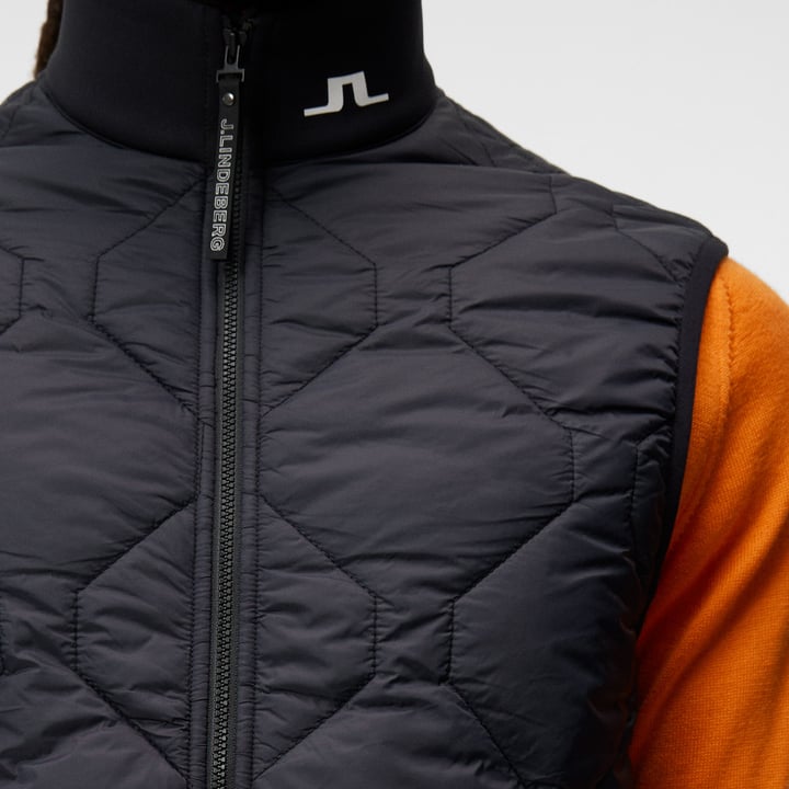 Quilt Hybrid Vest Sort J.Lindeberg