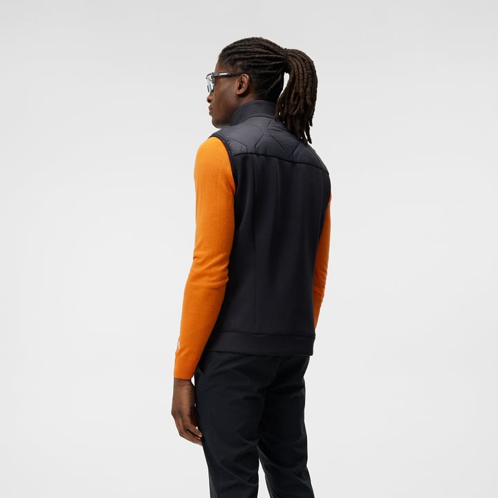 Quilt Hybrid Vest Sort J.Lindeberg