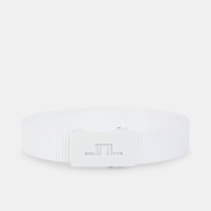 Roy Webbing Belt White J.Lindeberg