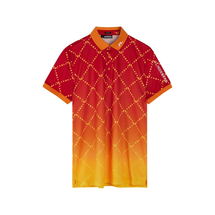 Tour Tech Reg Fit Print Polo J.Lindeberg