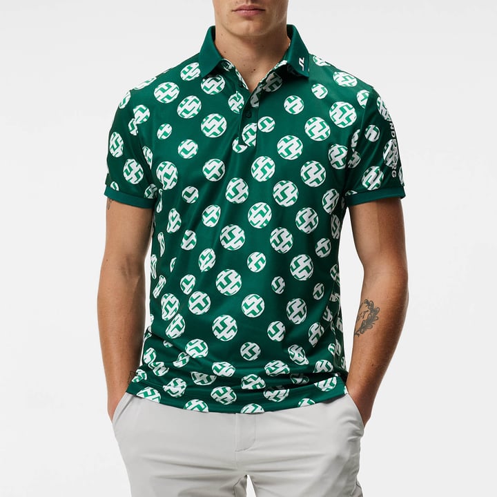 Tour Tech Reg Fit Print Polo J.Lindeberg