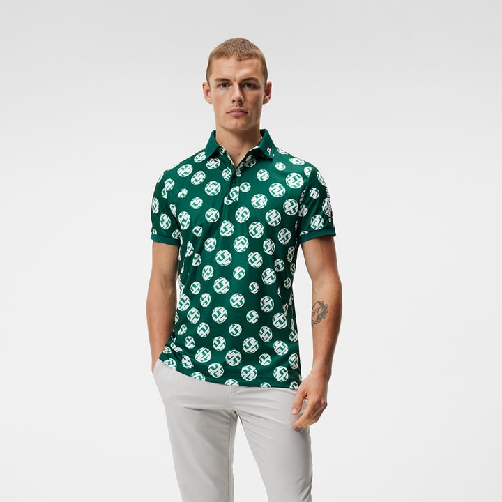 Tour Tech Reg Fit Print Polo J.Lindeberg