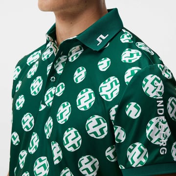 Tour Tech Reg Fit Print Polo J.Lindeberg