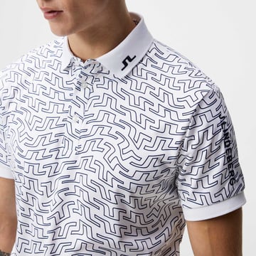 Tour Tech Reg Fit Print Polo J.Lindeberg