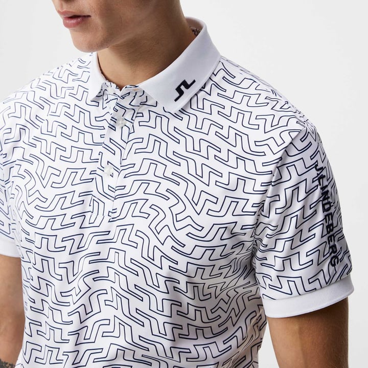 Tour Tech Reg Fit Print Polo J.Lindeberg