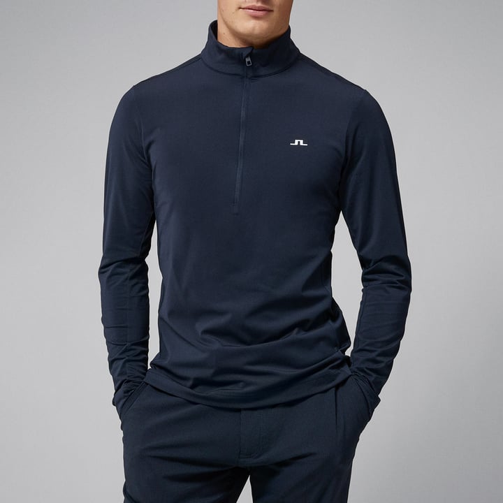 Luke Half Zip Mid Layer Blå J.Lindeberg