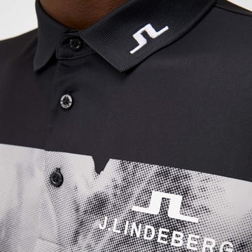 Tour Tech Golf Polo Black J.Lindeberg