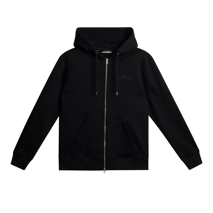 Alpha Zip Hood Schwarz J.Lindeberg