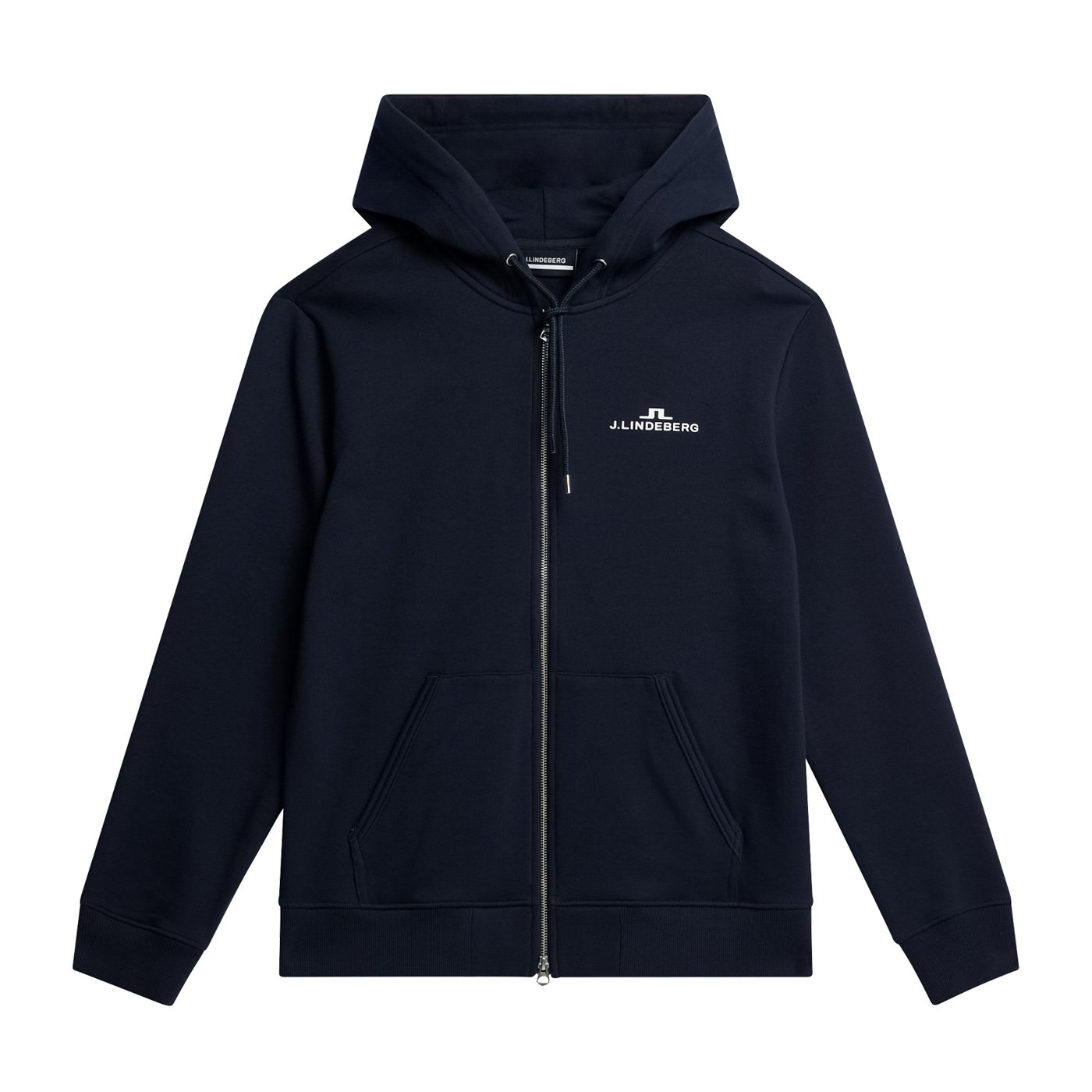 Alpha Zip Hood Blau