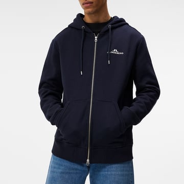 Alpha Zip Hood Blau J.Lindeberg