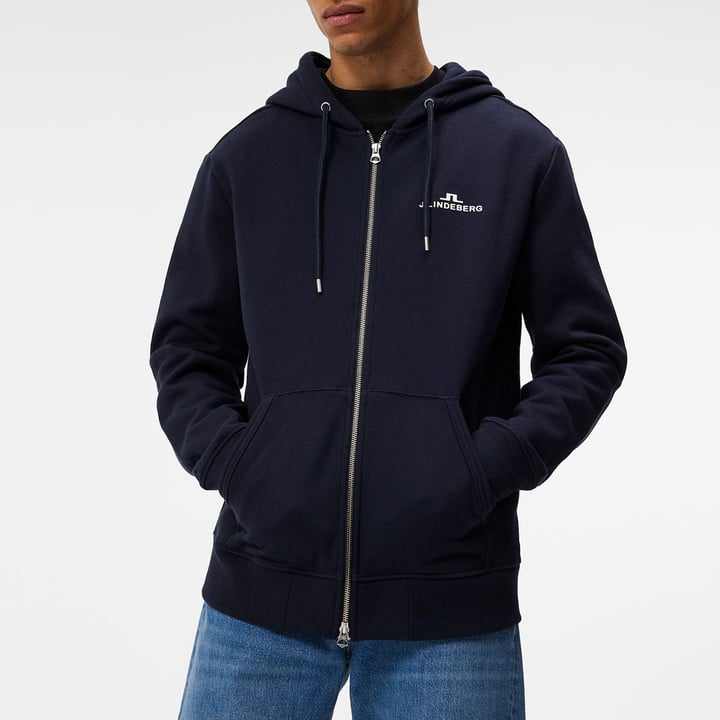 Alpha Zip Hood Blau J.Lindeberg