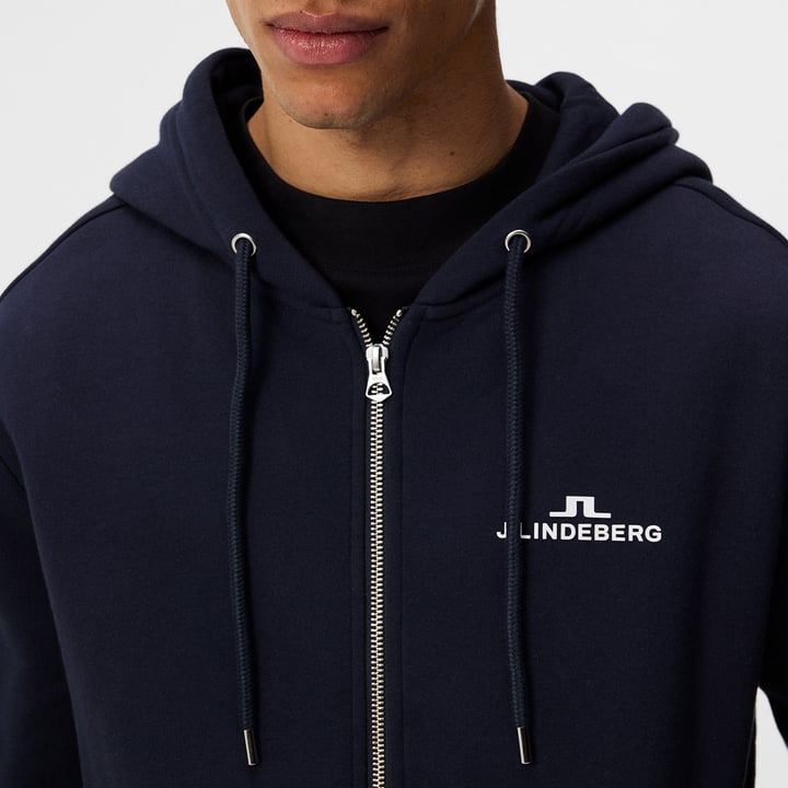 Alpha Zip Hood Blau J.Lindeberg
