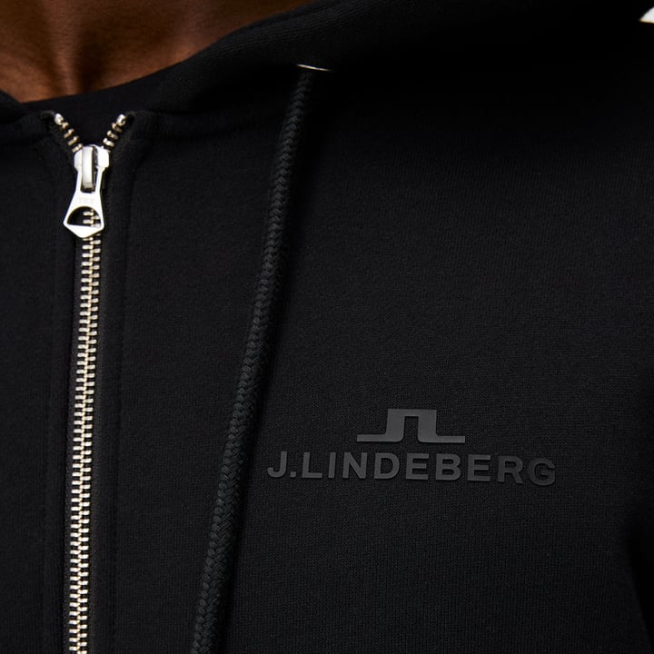 Alpha Zip Hood Schwarz J.Lindeberg