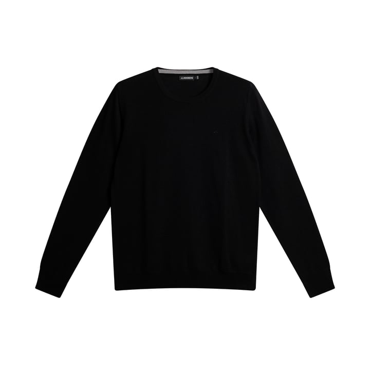 Lyle Merino Crew Neck Sweater Musta J.Lindeberg Lyle Merino Crew Neck Sweater Musta J.Lindeberg